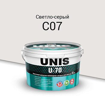 Затирка цементная U-70 Светло – серый (С07) 2кг