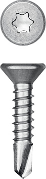 KRAFTOOL DS-C, 16 х 3.9 мм, А2, сверло, потайная головка, ТХ15, 1000 шт, саморез нержавеющий (300932