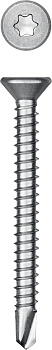 KRAFTOOL DS-C, 50 х 4.8 мм, А2, сверло, потайная головка, ТХ25, 150 шт, саморез нержавеющий (300932-