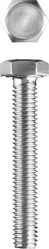 ЗУБР ГОСТ 7798-70, кл. пр. 5.8, M20 х 120 мм, цинк, 5 кг, болт (303080-20-120)