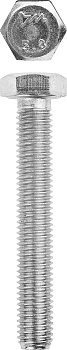 ЗУБР ГОСТ 7798-70, кл. пр. 5.8, M10 х 100 мм, цинк, 5 кг, болт (303080-10-100)