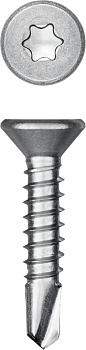 KRAFTOOL DS-C, 19 х 3.9 мм, А2, сверло, потайная головка, ТХ15, 750 шт, саморез нержавеющий (300932-