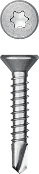 KRAFTOOL DS-C, 25 х 4.8 мм, А2, сверло, потайная головка, ТХ25, 300 шт, саморез нержавеющий (300932-