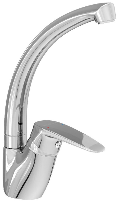 Смеситель для кухни с высоким поворотным изливом, AV4021, AVRORA