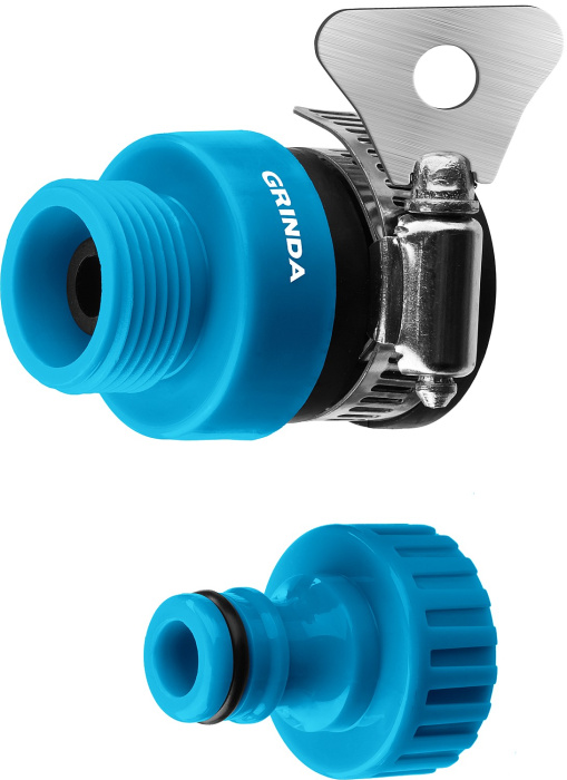 GRINDA TСI-34, диаметр 3/4″, с хомутом, с внутренней резьбой, адаптер, PROLine (8-426321)