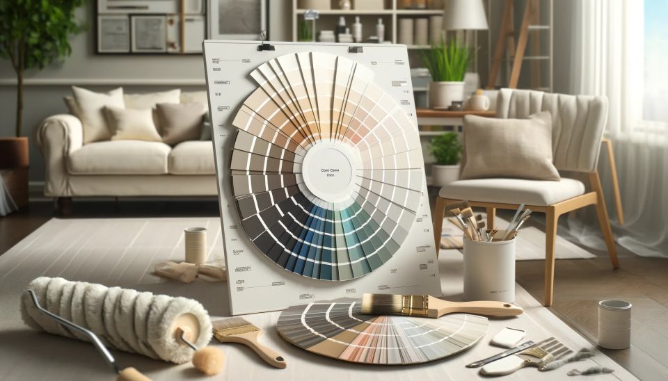 Колеровка красок и декоративных штукатурок