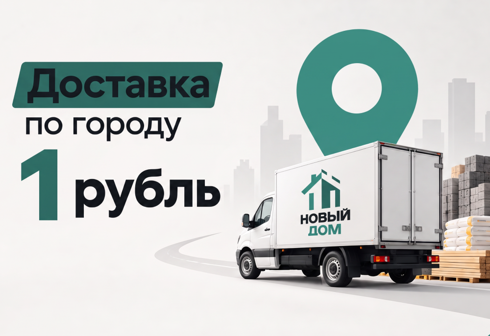 Акция «Доставка по городу за 1 рубль»!