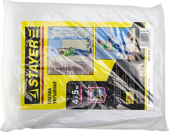 Защитная укрывочная пленка STAYER LDPE 30 мкм 4x5 м в пакете 12253-04-05