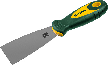 KRAFTOOL 50 мм, х-образное профилированное полотно, двухкомпонентная ручка, нержавеющий, шпатель (10