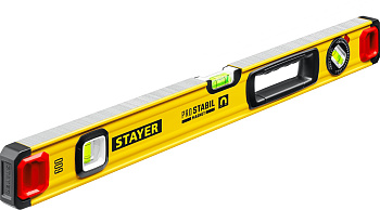Уровень STAYER Professional магнитный с двумя фрезерованными поверхностями 600 мм 3480-060