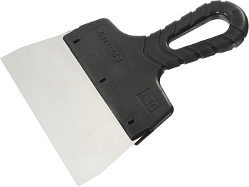 STAYER PROFlat, 150 мм, пластиковая ручка, нержавеющий фасадный шпатель, Professional (1008-15)