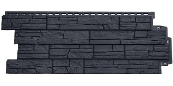 Фасадная панель Grand Line Сланец Classic графит