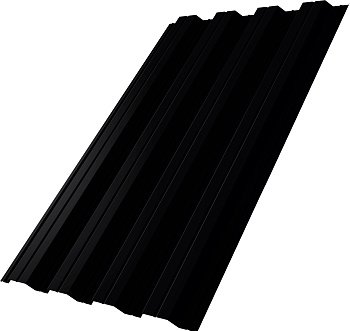 Профнастил НС44A Grand Line 0,5 Drap ТХ RAL 9005 черный