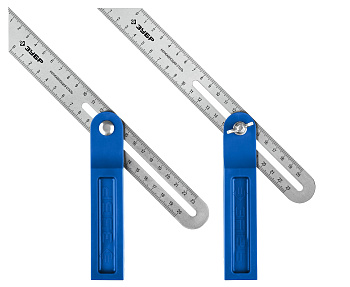 Малка-угломер, пластиковый корпус, полотно с гравированной шкалой ЗУБР Малка 250 мм 3428_z02