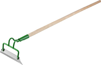 РОСТОК 200 х 50 х 1290 мм, трапециевидный профиль, нержавеющая сталь, деревянный черенок высш. сорт,