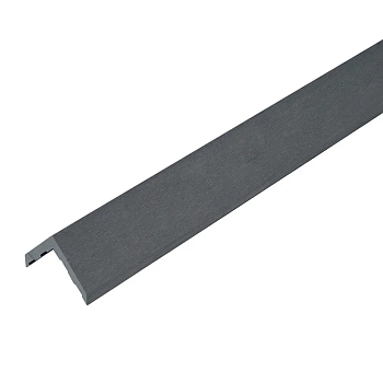 Профиль угловой CM Cladding 2000х70х70х10мм, ebony (эбен)