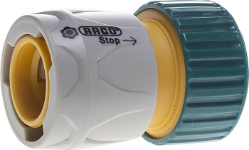 RACO ORIGINAL, 3/4″, с автостопом, для шланга, из ABS пластика, быстросъемный соединитель (4250-5520