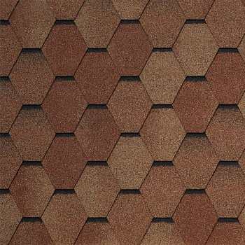 Мягкая кровля Тегола Венето Уника Terracotta 206