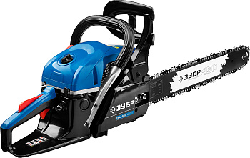 ЗУБР 56 см3, 45 см, бензопила, Профессионал (ПБЦ-560 45ДП)