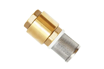 Клапан обратный UNIPUMP с сеткой (1", сетка - нерж., толкатель - латунь)