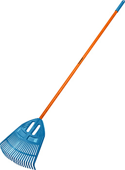 GRINDA PP-23 FIBER, 500 х 50 х 1680 мм, 23 зубца, ударопрочный пластик, фибергласовый черенок, грабл