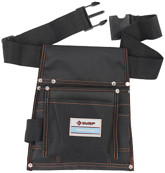 Сумка поясная нейлоновая для инструментов (10 карманов) Зубр Крона 38650