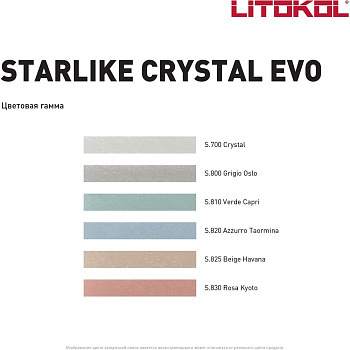 Эпоксидный состав для укладки и затирки мозаики и керамической плитки LITOKOL STARLIKE EVO S.820 AZZ