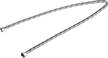 ЗУБР 1/2″, 1 м, гайка-гайка, гибкая подводка для воды (51005-G/G-100)