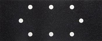 Лист шлиф. универсал. URAGAN ″Оптимален для твердых пород дерева″ 8 отверстий по линии, для ПШМ, P60