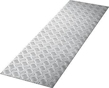 ЗУБР Квинтет, 300 х 1200 х 1.5 мм, алюминиевый рифленый лист, Профессионал (53831)