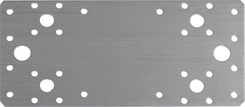 ЗУБР НКП-2.0, 200 x 90 x 2 мм, нержавеющая крепежная пластина, Профессионал (310636-200)