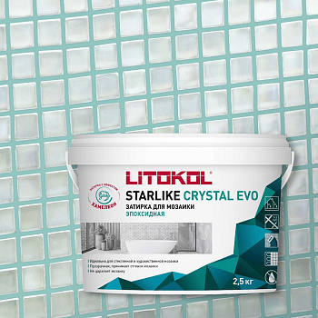 Эпоксидный состав для укладки и затирки мозаики и керамической плитки LITOKOL STARLIKE EVO S.810 VER
