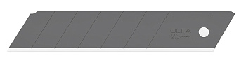 Лезвие OLFA ″EXCEL BLACK″ сегментированное, 20 шт, 25 мм в пластиковом кейсе