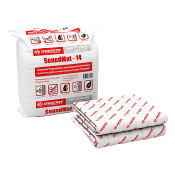 Акустический мат Izogertz SoundMat 14 (10000х1500х14мм) в уп. 15м2