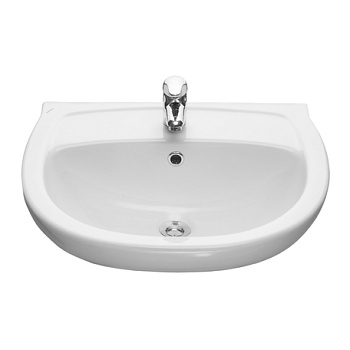 Умывальник Santeri Версия 57 белый (с переливом, без пьедестала)