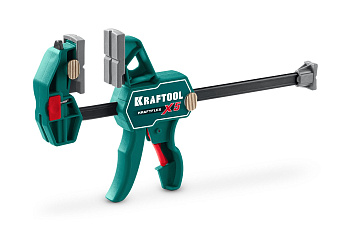 KRAFTOOL KRAFTFLEX X5 150, 150 х 66 мм, многофункциональная струбцина для направляющих шин (32555-15