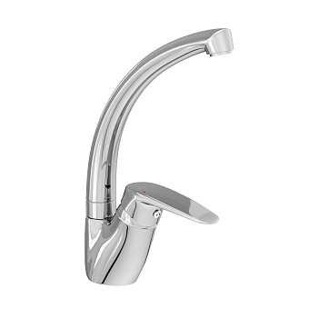 Смеситель для кухни AVRORA-WM Avrora Sky с высоким поворотным изливом AV4021