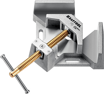 KRAFTOOL Extrem C90, глубина зажима 90 мм, экстрамощная стальная угловая струбцина для сварочных раб