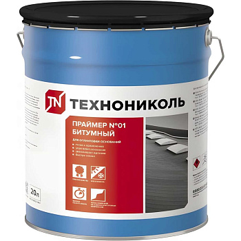 Битумный праймер Технониколь №01, ведро 20 л TN889470