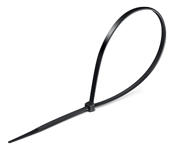 ЗУБР КС-Ч1, 1.9 x 150 мм, нейлон РА66, 100 шт, черные, кабельные стяжки, Профессионал (309030-19-150