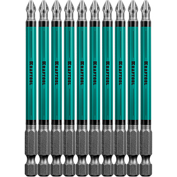 KRAFTOOL Optimum, PH2, 100 мм, 10 шт, биты (26122-2-100-10)