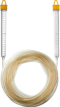 Гидроуровень с усиленной измерительной колбой большого размера, d 8мм, 15м, STAYER 3486-06-15