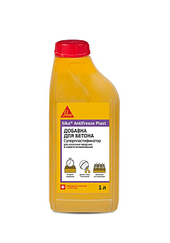 Комплексная противоморозная добавка для бетонов и растворов SIKA Antifreeze Plast Канистра 1л 529984