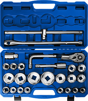 ЗУБР НКТ-26, 26 предм., (3/4″+1″), набор инструмента для крупногабаритной техники, Профессионал (276