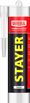 Универсальный герметик STAYER Master силиконовый белый 260 мл 41213-0_z01