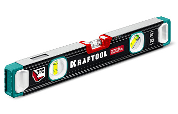 KRAFTOOL A-RATE CONTROL, 400 мм, точность 0.3 мм/м, с инновационным зеркальным глазком, сверхпрочный