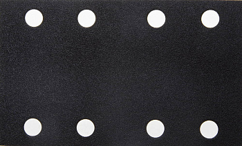 Лист шлиф. универс. URAGAN ″Оптимал. для тверд. пород дерева″ 8 отв. по линии, на липучке, для ПШМ,