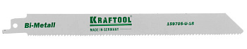 KRAFTOOL S1122VF, по дереву и металлу, Bi-Met, шаг 1.8-2.5 мм, 180 мм, полотно для сабельной пилы (1