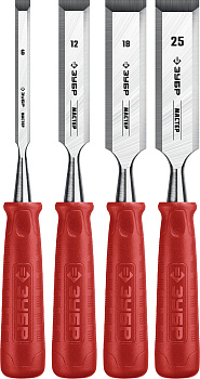 ЗУБР 4 шт, набор стамесок (18094-H4)