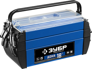 Ящик для инструмента ЗУБР ДОКА-18 металлический 38163-18_z01